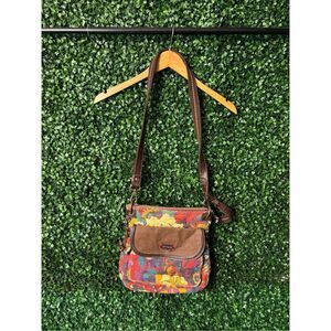 Sakroots Crossbody Peace Bag Satchel Floral